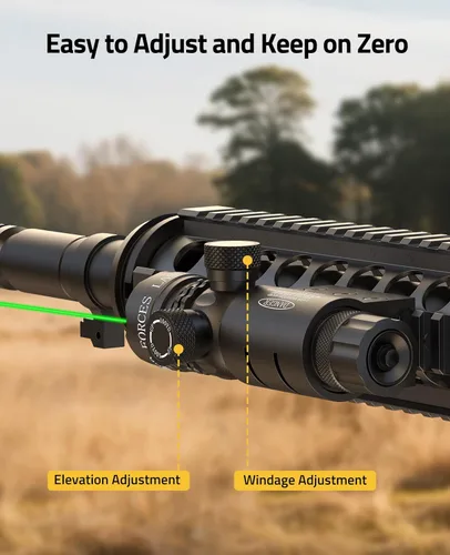 Vista 4 de CVLIFE Laser Sight for Rifle with Picatinny/M-lok Rail Mount, Green Laser for Guns, Low-Profile Laser Sight with Pressure Switch