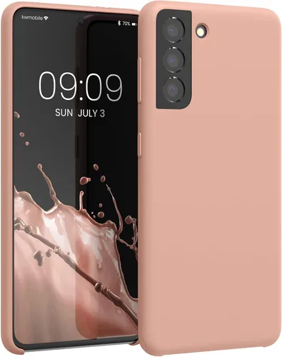 Vista 59 de kwmobile Funda compatible con Samsung Galaxy S20 FE - Funda de silicona TPU con acabado suave - Crema