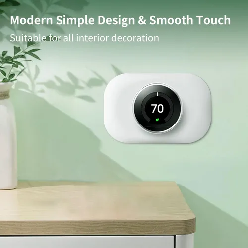 Vista 4 de Compatible con cubierta de placa de pared Google Thermostat 1ª/2ª/3ª - Kit de acabado de termostato Petrichor Nest, hecho para termostato Google