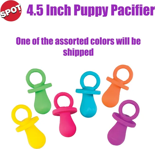 Vista 2 de Ethical Puppy - Chupete de látex para perros de 4 pulgadas, los colores pueden variar de razas pequeñas