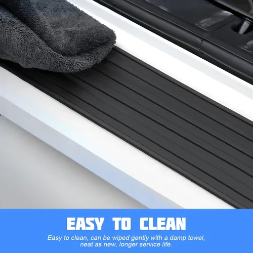 Vista 3 de Protector de parachoques trasero de automóvil, tira de goma antiarañazos para la mayoría de automóviles y SUV