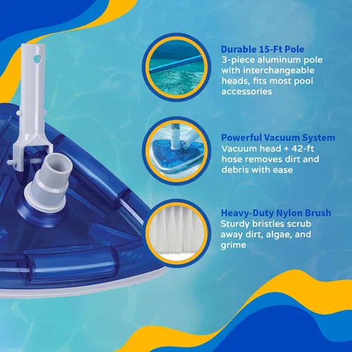 Vista 5 de Blue Wave NA394 Kit de mantenimiento grande para piscinas sobre el suelo