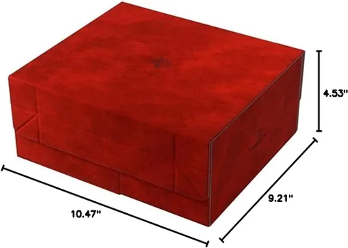 Vista 3 de Gamegenic Caja de cartas – Games' Lair Red 600CT – Durable y resistente TCG, almacenamiento de tarjetas OCG – Compatible con Pokemon Yugioh