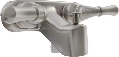 Dura Faucet DF-SA110C-SN Grifo Desviador de Válvula para Tina y Ducha de RV con Manijas Clásicas (Níquel Satinado Cepillado)