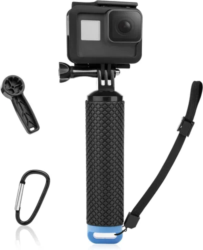 Luxebell Agarre de mano flotante, montaje en poste para GoPro Hero 12 11 10 9 8 7 6 5 Max Session 4 3+, accesorios de montaje de mango para AKASO