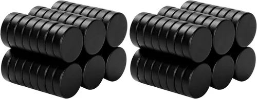 Vista 14 de SMARTAKE 45 piezas de imanes para refrigerador, imanes pequeños redondos de 6x2mm para nevera, imanes de neodimio premium multiusos para oficina