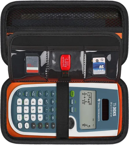 BOVKE Estuche de repuesto para calculadora gráfica de poliuretano duro para Texas Instruments TI-84 Plus CE/TI-83 Plus CE/Casio fx-9750GII, bolsillo