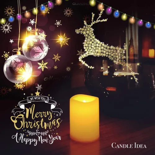 Vista 5 de CANDLE IDEA Paquete de 24 velas votivas LED sin llama, 1.5 x 2 pulgadas, funciona con pilas, velas de té eléctricas sin llama para exteriores, velas