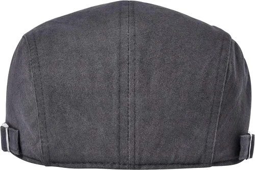 Vista 12 de VOBOOM - Gorra de taxista para hombre con mezcla de lana, gorra plana