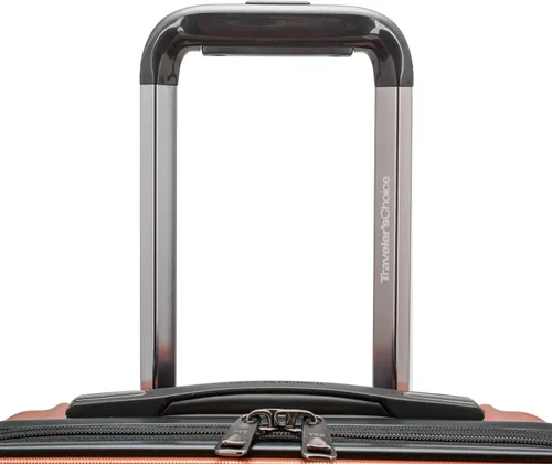 Vista 6 de Traveler's Choice Policarbonato Archer, Naranja, Archer - Equipaje expandible de policarbonato con ruedas giratorias