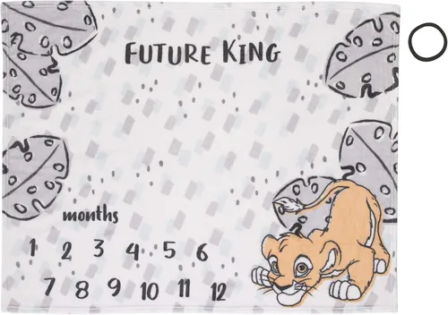 Vista 9 de Disney Minnie Mouse - Manta para bebé con hitos, súper suave, colores blanco, rosa y aguamarina