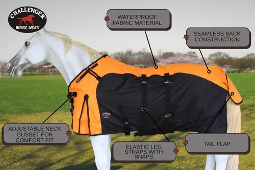 Vista 3 de CHALLENGER 76 "1200D Turnout impermeable forro polar mediano manta de invierno hoja 382LG