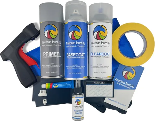 Vista 7 de American Touch Up Pintura compatible con BMW 146 Alpine White Pintura en aerosol - Capa base