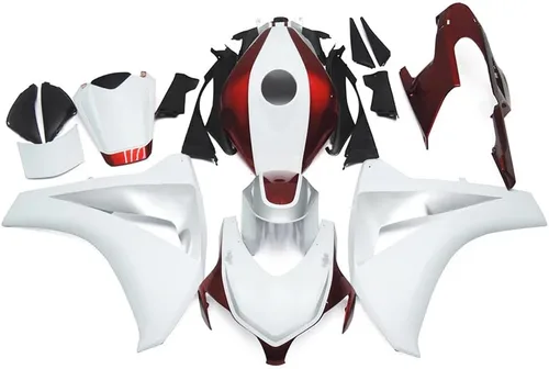 Vista 63 de US STOCK - Carenado blanco rojo naranja apto para Honda 2008-2011 CBR1000RR 006 Blanco Rojo Naranja