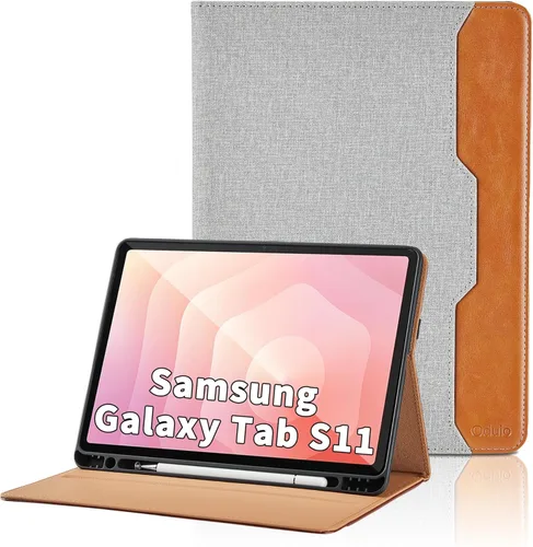 Vista 36 de Funda para Samsung Galaxy Tab A7 de 10,4 pulgadas 2020 (SM-T500/T505/T507) - Funda de piel sintética con función atril y bolsillo, función de Azul