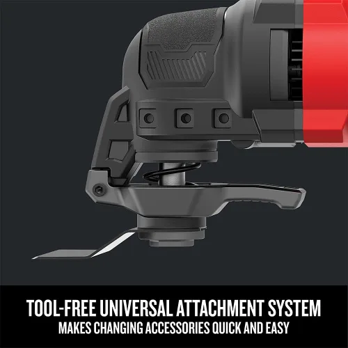 Vista 5 de CRAFTSMAN Kit de herramientas oscilantes con papel de lija y cuchillas, 3 amperios, 14 piezas, con cable (CMEW400)