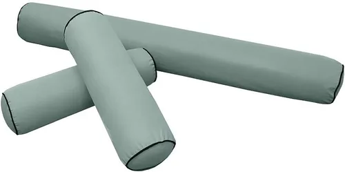 Vista 3 de * Solo funda*-Estilo 6 fundas de almohada para colchón de sofá cama para exteriores, ribete de tubería de contraste, tamaño individual XL - AD002