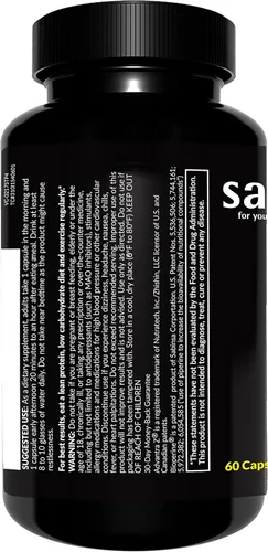 Vista 2 de Saba TrimPro™ - Quemador de grasa termogénico - Pérdida de peso, supresor del apetito y refuerzo de energía - Vitaminas, minerales e ingredientes