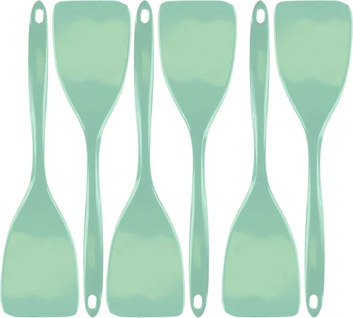 Vista 10 de Reston Lloyd - Espátula giratoria para sartenes antiadherentes, resistente al calor, sin BPA, con mango ergonómico, 11 pulgadas, juego de 6