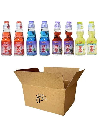 Vista 11 de RAMUNE - Refresco japonés variedad, paquete de 8, 6.76 onzas líquidas cada uno (arándano, uva, naranja, lichi (2 de cada uno))
