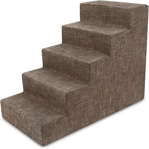 Vista 23 de Best Pet Supplies Escalones y pasos para perros - Escalones de espuma para perros pequeños y gatos, soporte de paso de mascotas equilibrado