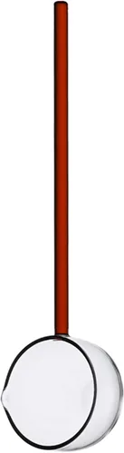 Vista 10 de Cucharas de cristal transparente para agitar, cucharaditas de cristal transparente, para cóctel, bebidas frías, cuchara mezcladora, agitadores