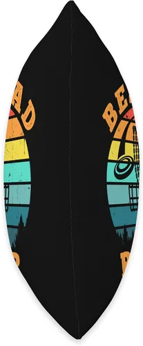 Vista 2 de Best Dad by Par Disc Golf Funny Design Co Best Dad by Par Disc Golf Divertida almohada para el día del padre, 16 x 16 pulgadas, multicolor