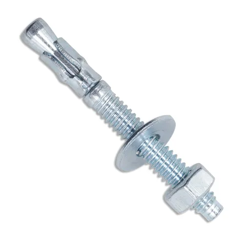 Vista 17 de Anclaje de cuña de 1/2" x 3-3/4", anclajes de hormigón chapados en zinc, sujetadores de pernos de expansión resistentes para ladrillos/bloques