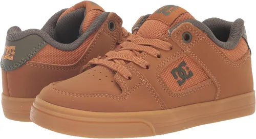 Vista 7 de DC Zapato de patinaje unisex con cordones elásticos puros para niño