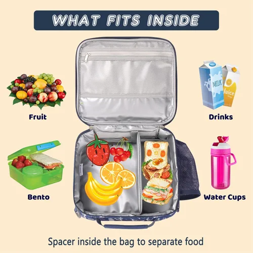 Vista 7 de Choco Mocha Mochila de dinosaurio de 17 pulgadas + bolsa de almuerzo + bolsa para lápices, Choco Mocha Juego de 3 mochilas de dinosaurio de 17