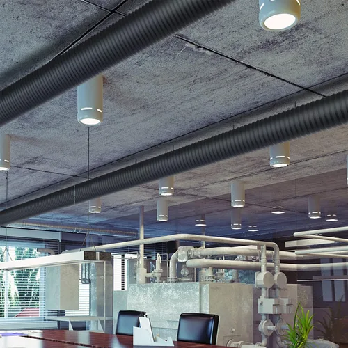 Vista 8 de iPower Manguera de ventilación flexible de 8 pulgadas y 25 pies de conducto de aluminio de 4 capas de protección para secadora para calefacción