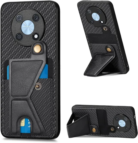 Vista 30 de Funda para Oppo K10x / OnePlus Nord CE 2 Lite 5G Funda para Realme 9 5G / 9 Pro / Q5 / V25 Funda de piel sintética con ranuras para tarjetas