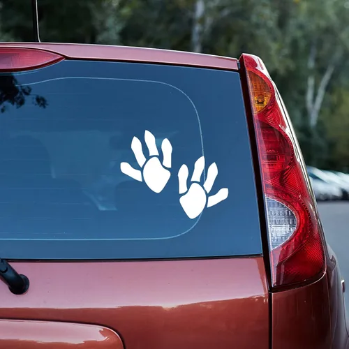 Vista 14 de Calcomanías de vinilo de huellas de dinosaurio Giganotosaurus – Calcomanías de huellas de dinosaurio de huellas de giganotosaurio – Decoración