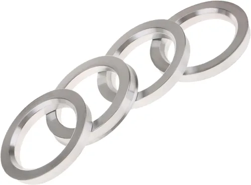Vista 4 de SaferCCTV - Anillos centrados para eje de rueda 73,1 a 2.130 in, diámetro exterior: 2.878 in ID:2.130 in, accesorios de coche de aleación