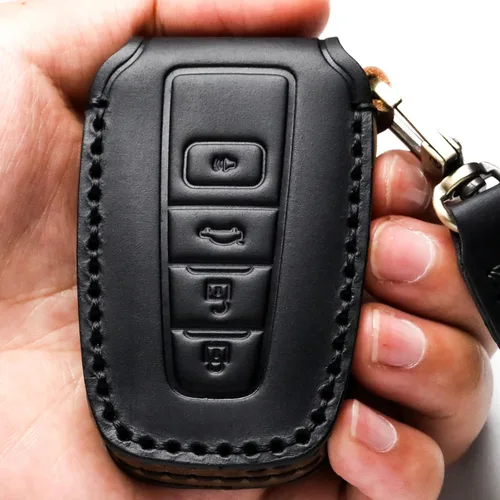 Vista 4 de Funda para llavero de automóvil compatible con control remoto sin llave Toyota 2022, 2021, 2020, 2019, 2018, 2017, 2016, RAV4, Camry, Corolla