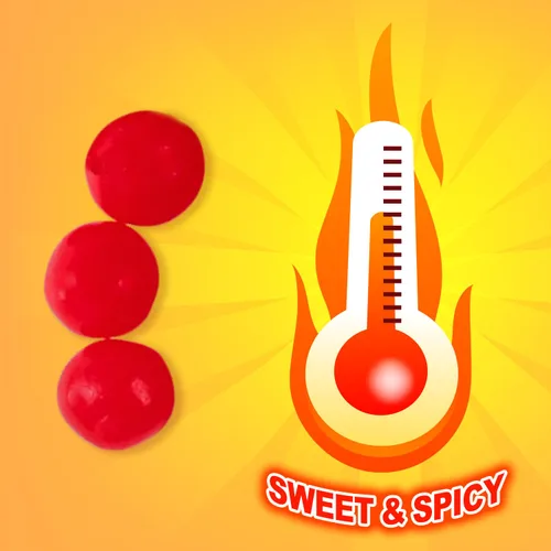 Vista 2 de A Great Surprise Red Cinnamon Imperials – 3 libras – Caramelo rojo vivo a granel – Caramelos imperiales para repuestos de máquina, buffet