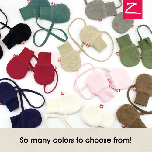 Vista 5 de Zutano - Manoplas de forro polar para niños bebé