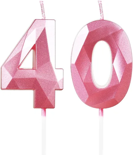 Vista 148 de Velas Número 1, Velas de Primer Cumpleaños, Vela Roja de Feliz Cumpleaños para Pastel, Decoraciones de Cobertura de Pastel de Diseño 3D para Niñas