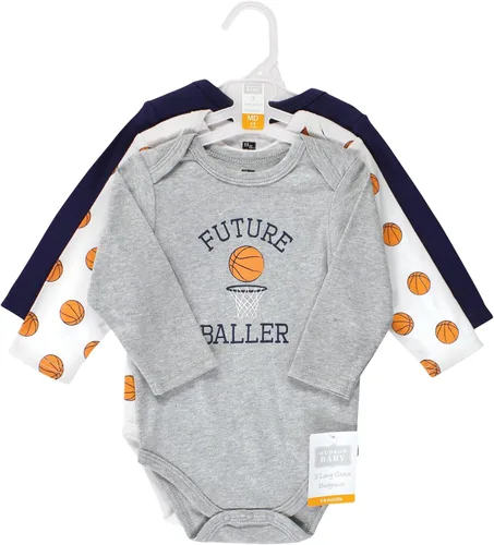 Vista 2 de Hudson Baby - Mameluco de algodón de manga larga para bebé