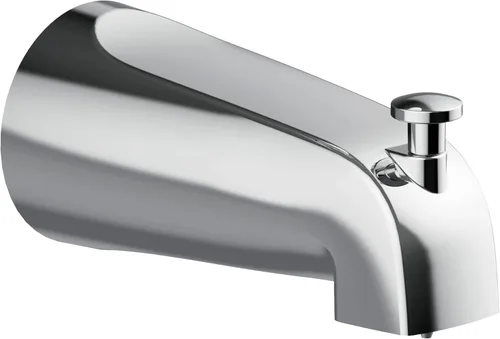 Vista 6 de Design House 522920 Grifo desviador de bañera deslizable, 5 pulgadas, níquel satinado