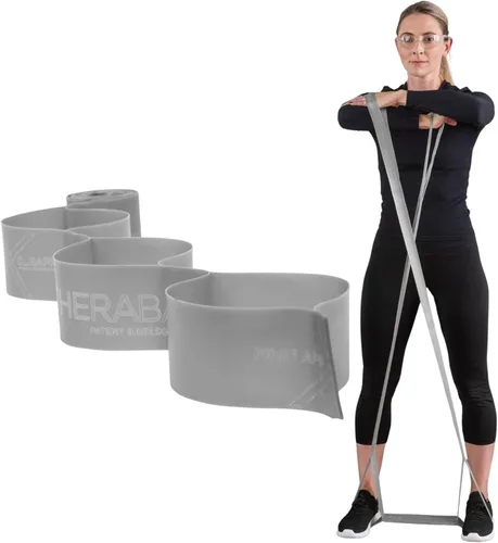 Vista 10 de THERABAND CLX Resistance Band with Loops, 5-Foot Band