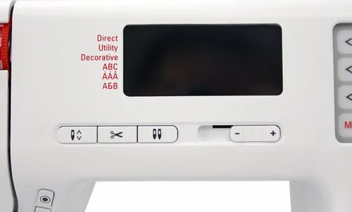 Vista 3 de Bernette Máquina de coser computarizada B38 Swiss Design 394 puntadas, pantalla LCD, mesa de extensión, 8 pies prensatelas Bobinas, agujas