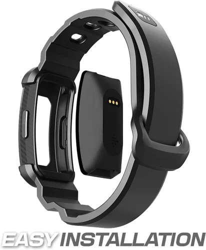 Vista 3 de SUPCASE Unicorn Beetle Pro Series - Correas de repuesto para Fitbit Inspire y Fitbit Inspire Hr con funda protectora resistente integrada