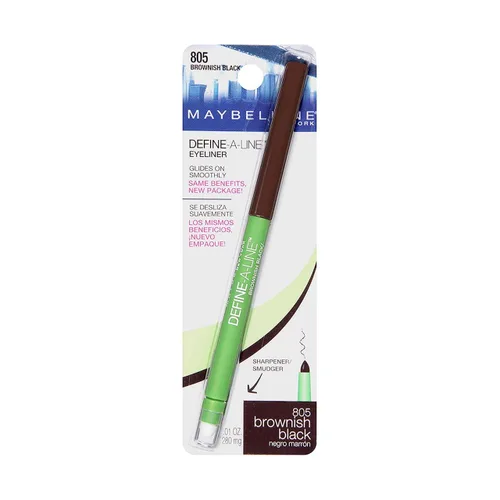 Vista 4 de Maybelline New York Define-A-Line Delineador de ojos, negro marrón, 0.01 fl. oz.