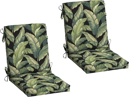 Vista 13 de Arden - Cojín para silla de comedor al aire libre, 20 x 20 pulgadas, resistente a la lluvia y a la decoloración, Salome Tropical