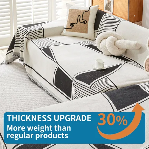 Vista 3 de HAOMAIJIA Funda de sofá antideslizante para sofá de 2 cojines, fundas de sofá seccionales lavables para perros y mascotas, protector de muebles