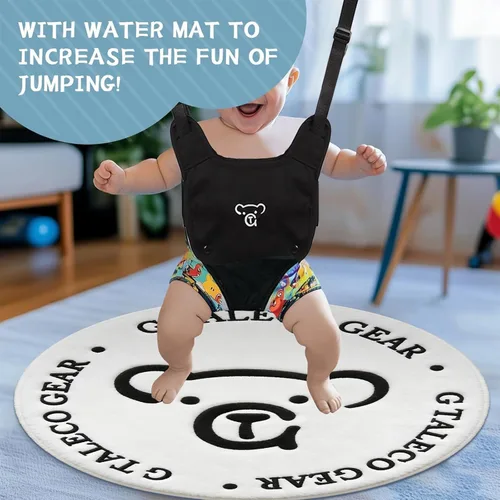 Vista 8 de G TALECO GEAR Saltador de bebé con soporte, Hamaca para bebé, Fácil de instalar, Ejercicio para bebés activos, Adecuado para interior y exterior