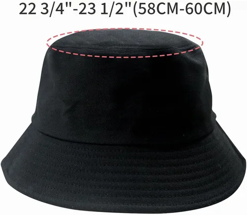 Vista 3 de NPJY Bucket Hat for Women Men Cotton Summer Packable Sun Beach Travel Cap Caqui liso.