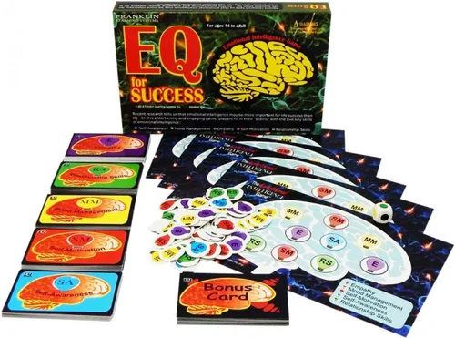 ChildTherapyToys EQ para el éxito: juego de mesa, mayores de 14 años, 5 jugadores, incluye reglas de juego, mazos de habilidades y más