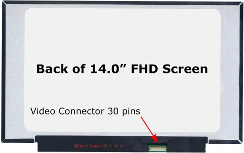 Vista 2 de SCREENARAMA Nuevo reemplazo de pantalla para B140HAN04.1, FHD 1920x1080, IPS, mate, pantalla LED LCD con herramientas